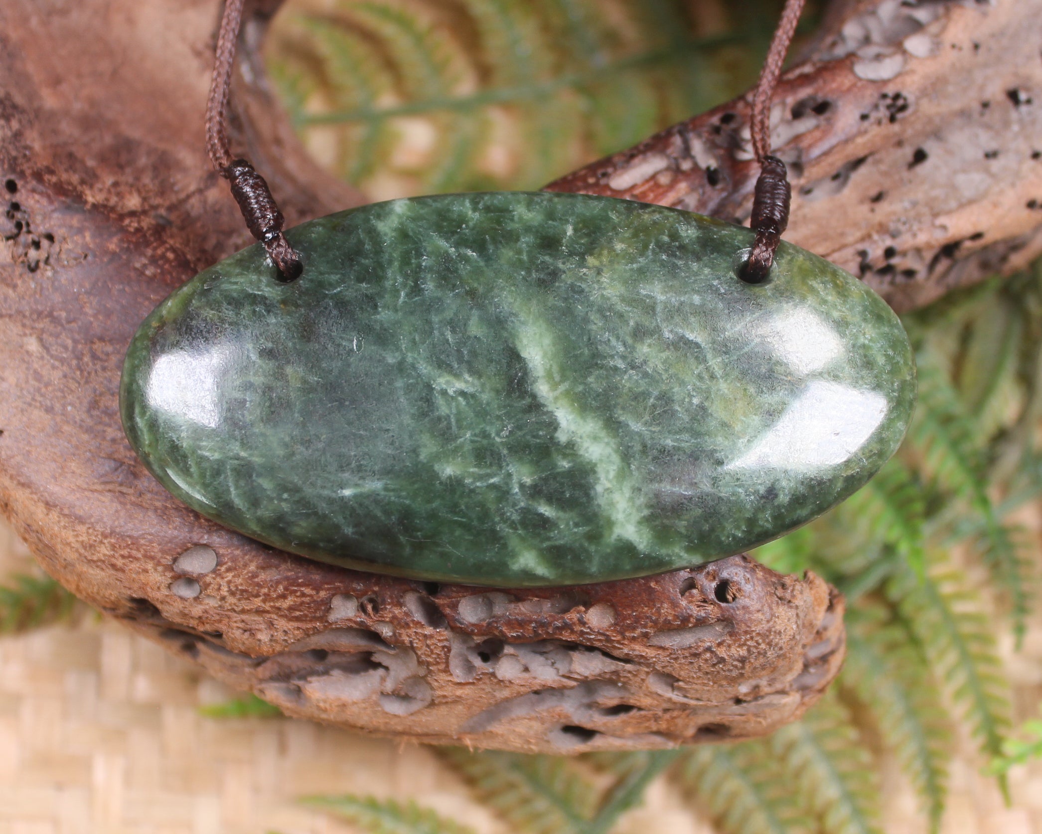 Breastplate or Shield carved from Hapopo Pounamu - NZ Greenstone