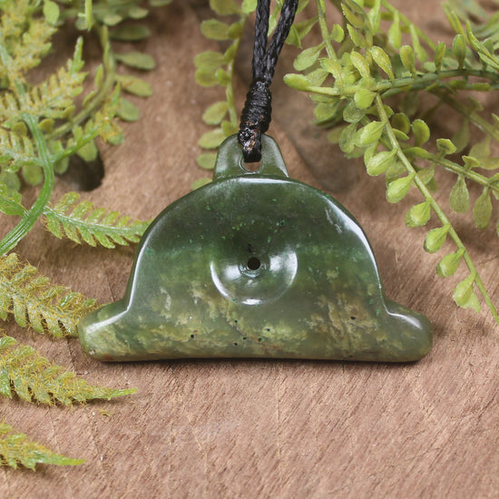Dog Whistle carved from Kawakawa Pounamu - NZ Greenstone