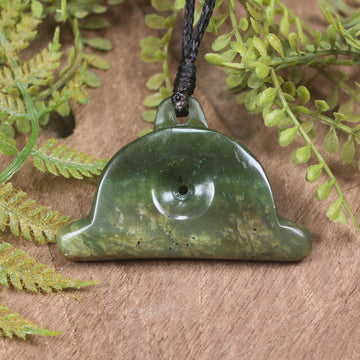 Dog Whistle carved from Kawakawa Pounamu - NZ Greenstone
