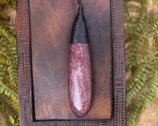 Roimata or Teardrop carved from Aroha Stone