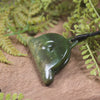 Dog Whistle carved from Kawakawa Pounamu - NZ Greenstone