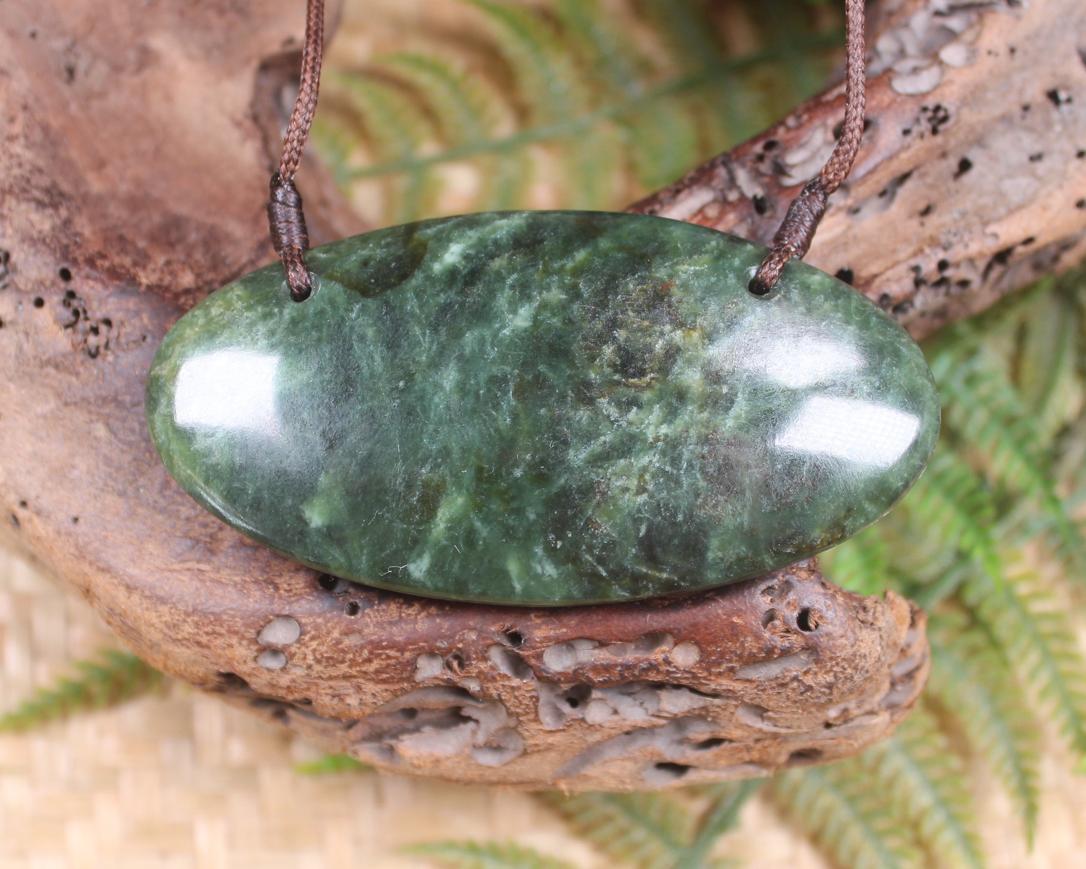 Breastplate or Shield carved from Hapopo Pounamu - NZ Greenstone