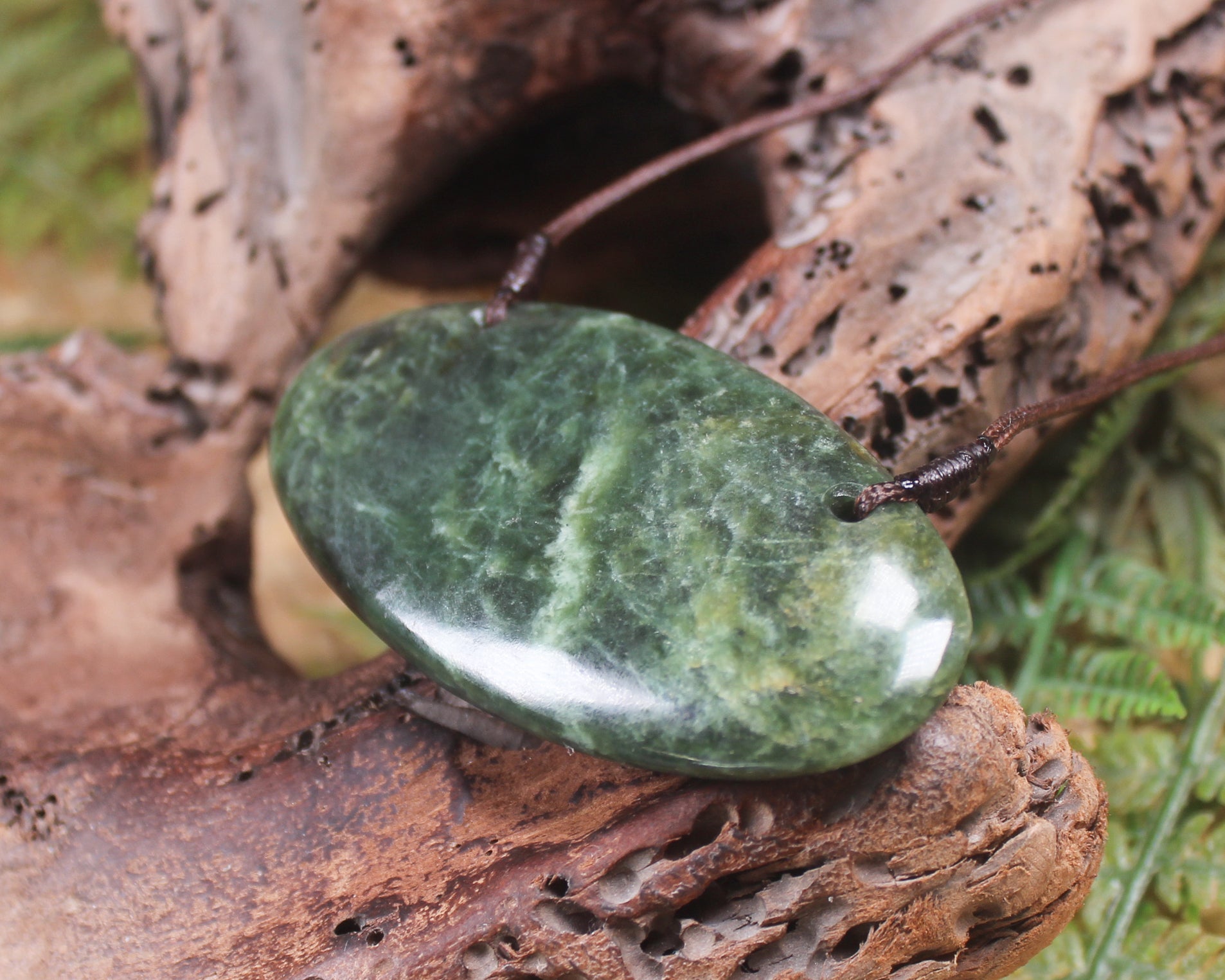 Breastplate or Shield carved from Hapopo Pounamu - NZ Greenstone