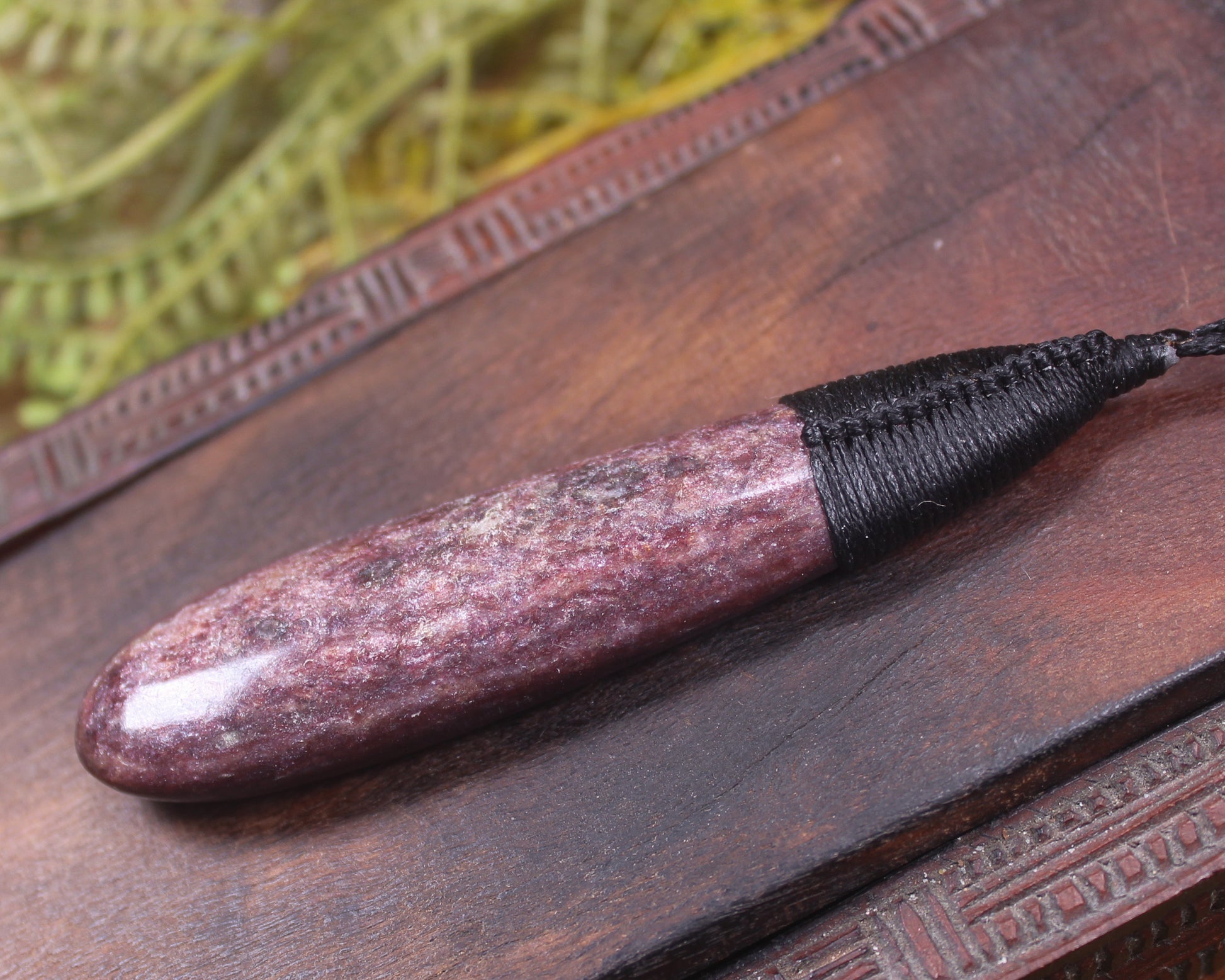 Roimata or Teardrop carved from Aroha Stone