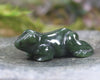 Kawakawa Pounamu Frog Sculpture