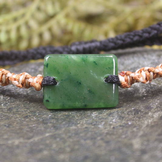 Kawakawa Pounamu cord bracelet