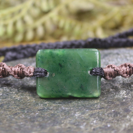 Kawakawa Pounamu cord bracelet