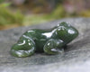 Kawakawa Pounamu Frog Sculpture