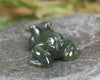 Kawakawa Pounamu Frog Sculpture