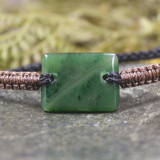 Kawakawa Pounamu cord bracelet