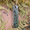 Manaia carved from Flower Jade Pounamu - NZ Greenstone