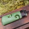 Hapopo Pounamu Toki with Koru