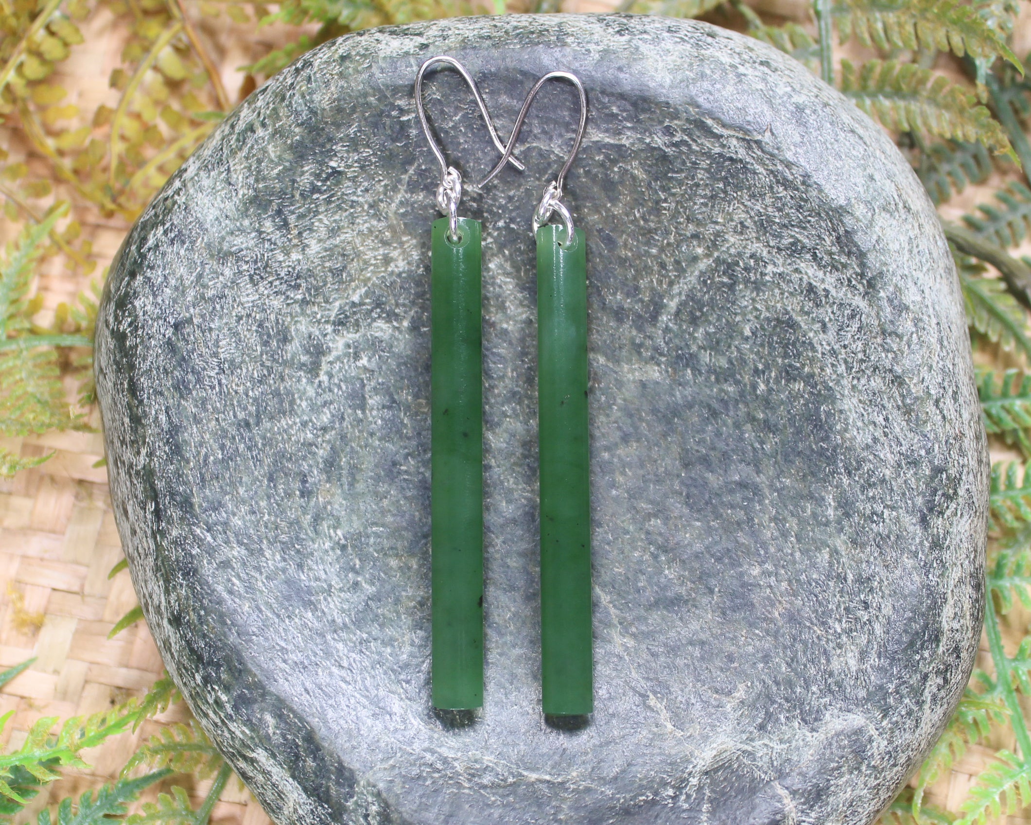 Hapopo Pounamu Earrings