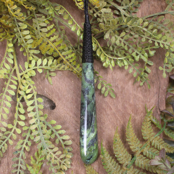 Roimata or Teardop carved from Douglas Creek Pounamu - NZ Greenstone