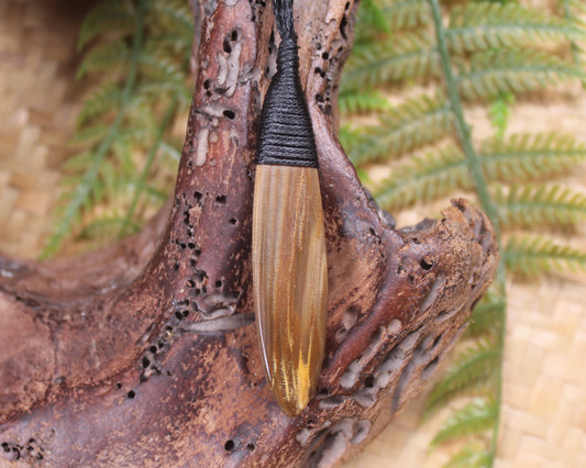 Roimata carved from NZ Fossilised Wood