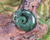 Koropepe carved from Hapopo Pounamu - NZ Greenstone