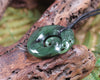 Koropepe carved from Hapopo Pounamu - NZ Greenstone