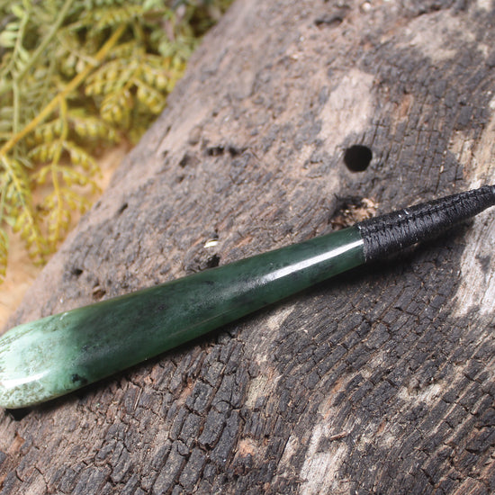 Kawakawa Pounamu Roimata Pendant - NZ Greenstone