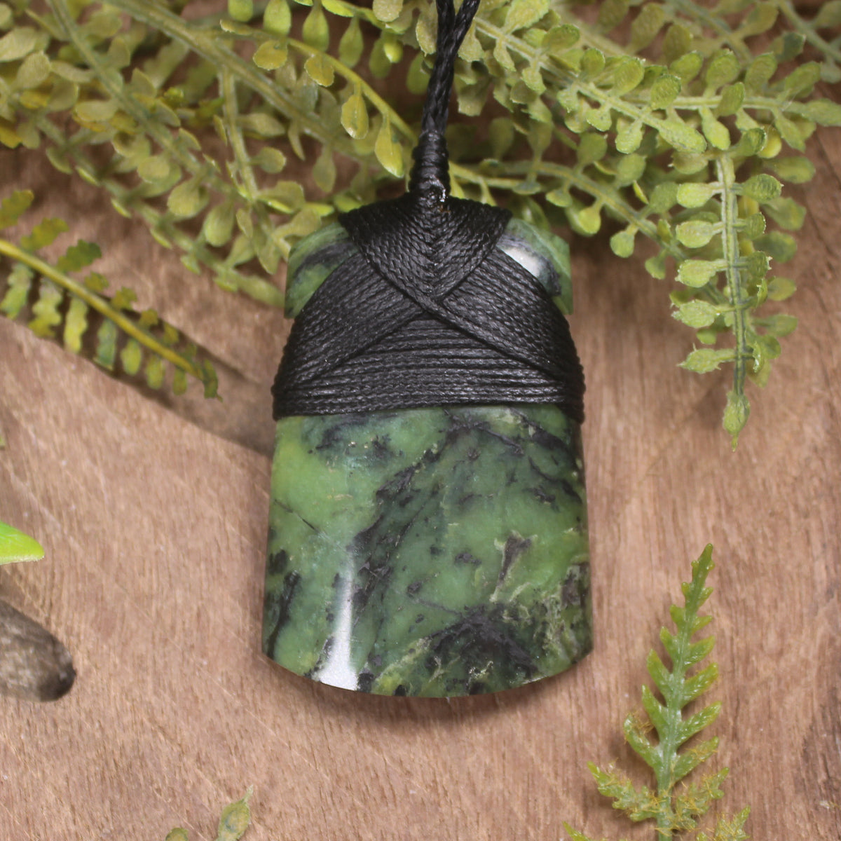 Douglas Creek Pounamu carved into a Toki Pendant - NZ Greenstone