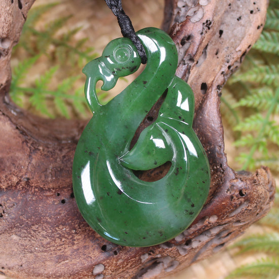 Manaia carved from Hapopo Pounamu - NZ Greenstone