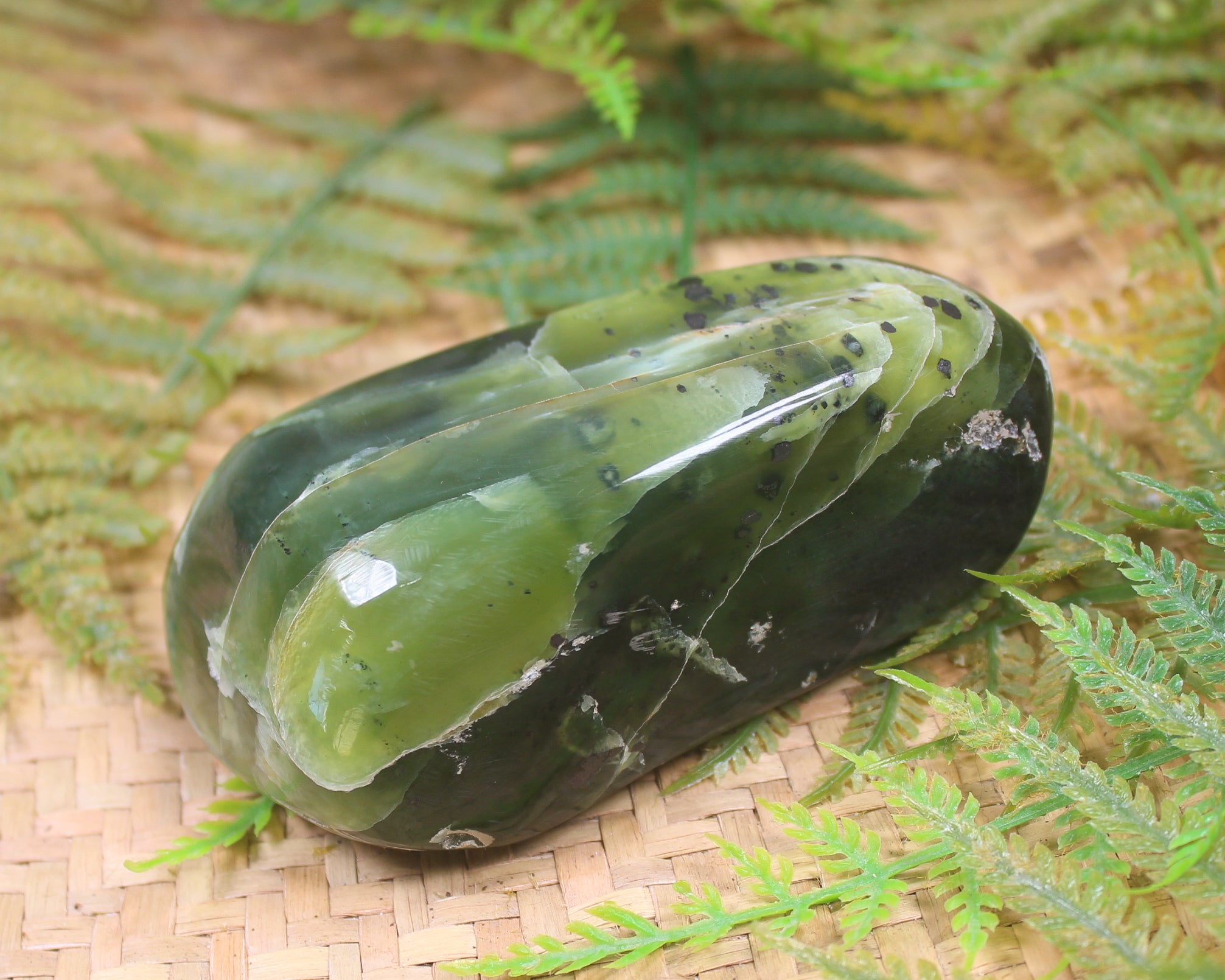 Freeform Tangiwai Pounamu Sculpture