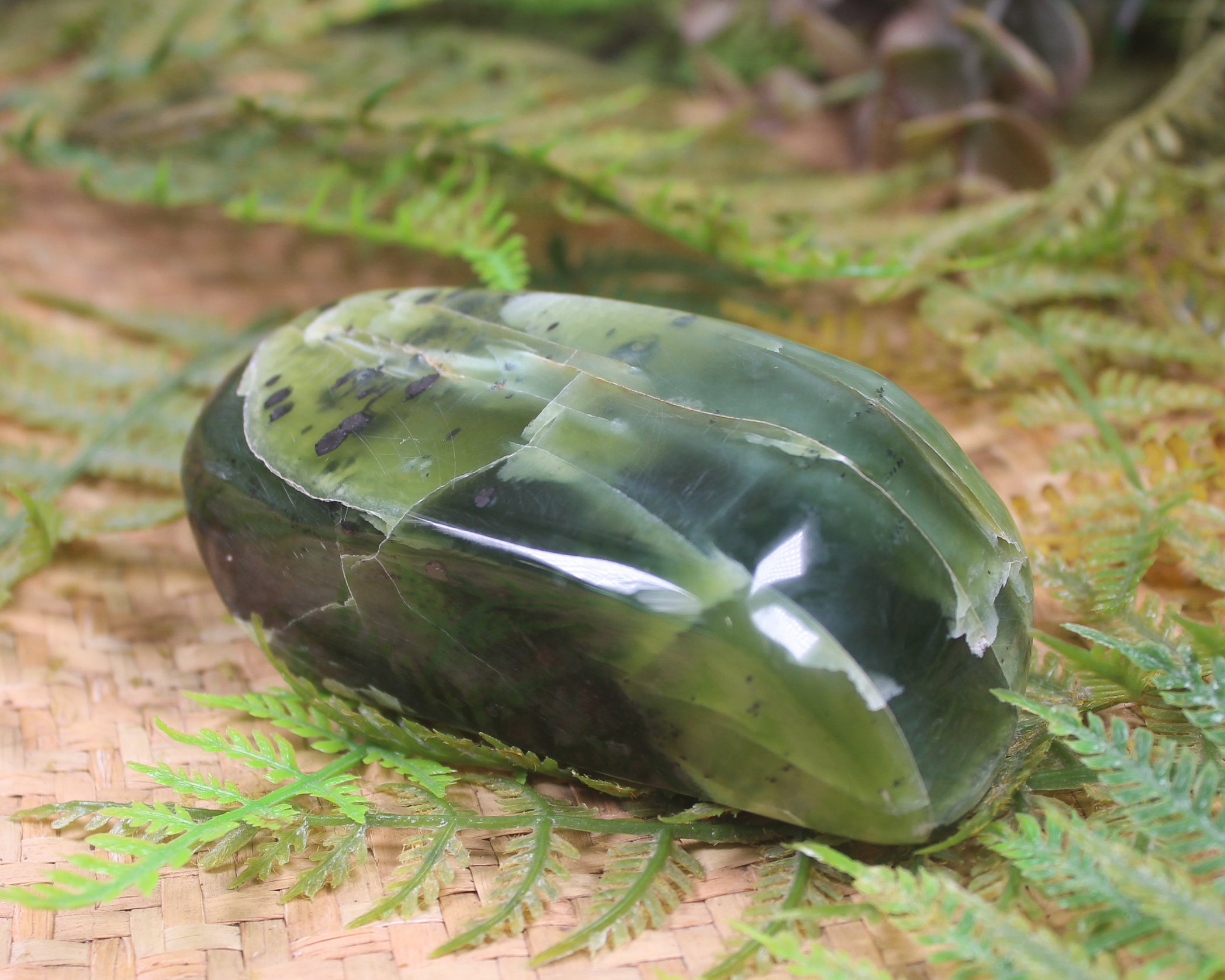Freeform Tangiwai Pounamu Sculpture