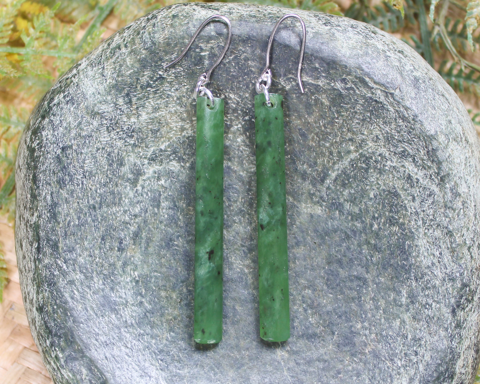 Hapopo Pounamu Earrings