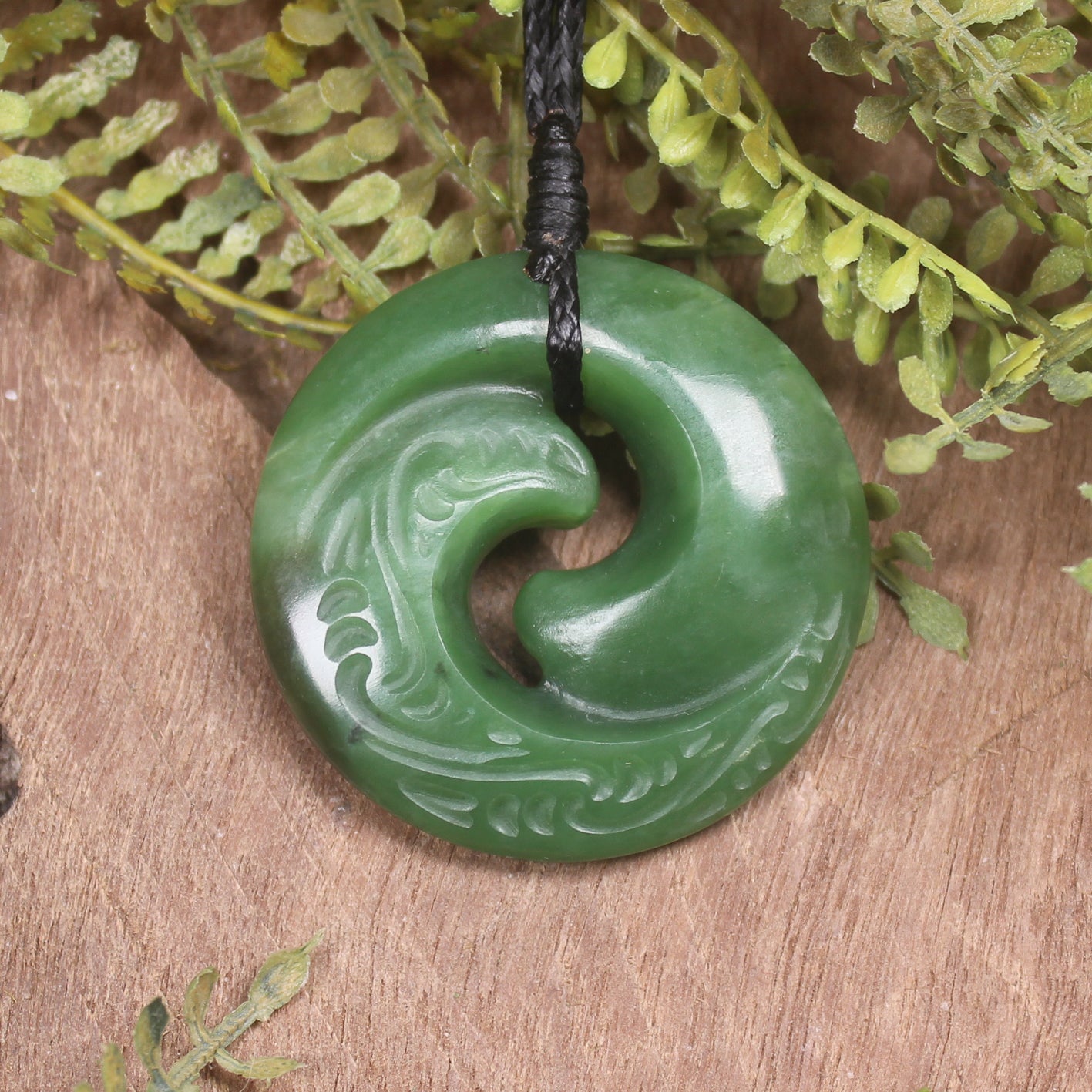 Hapopo Pounamu Koru - NZ Greenstone