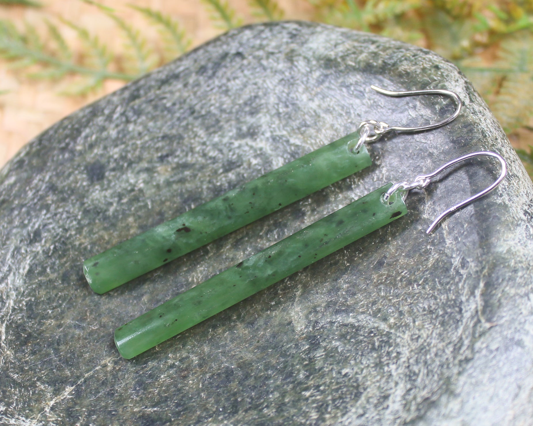 Hapopo Pounamu Earrings