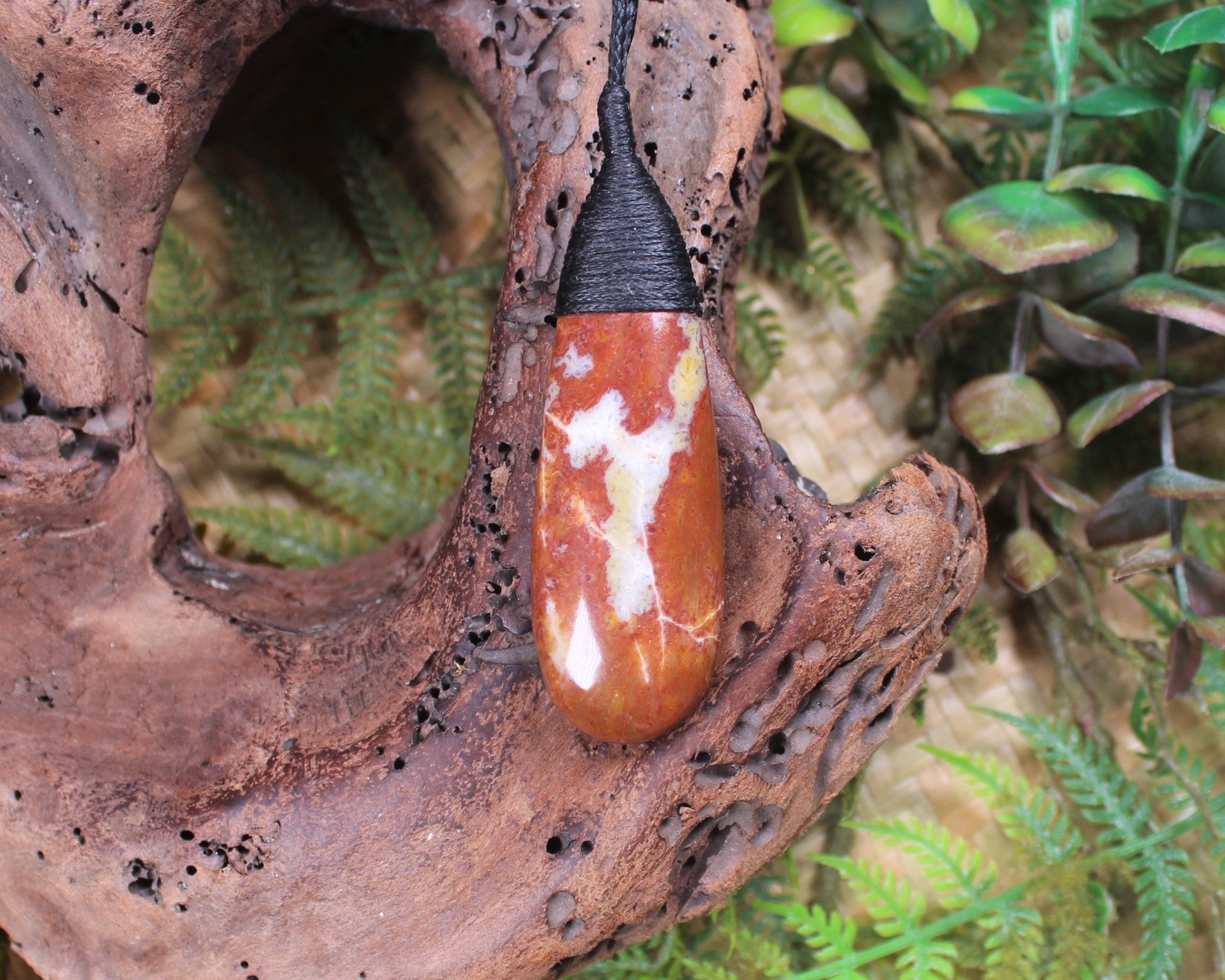 Roimata or Teardrop carved from NZ Rhyolite
