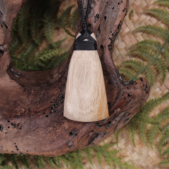 Toki carved from NZ Fossilised Wood