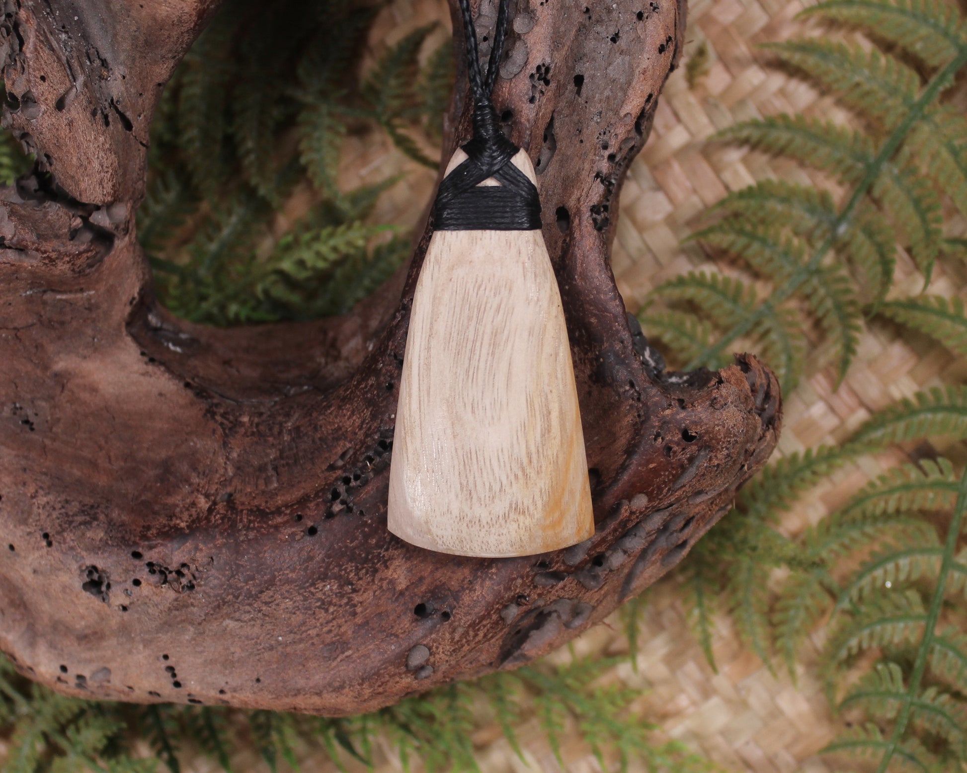 Toki carved from NZ Fossilised Wood