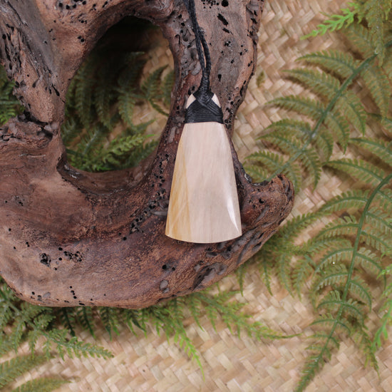 Toki carved from NZ Fossilised Wood