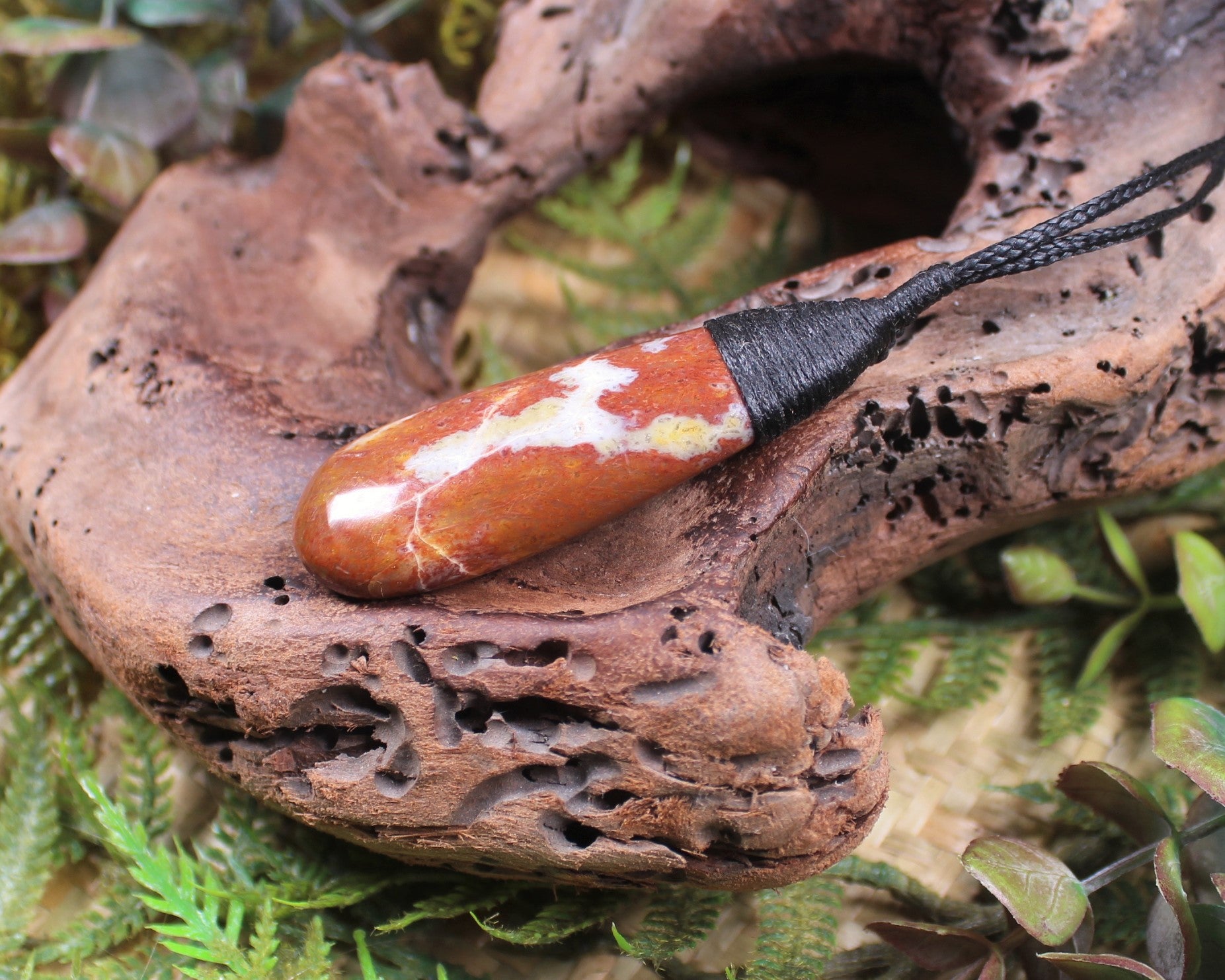 Roimata or Teardrop carved from NZ Rhyolite
