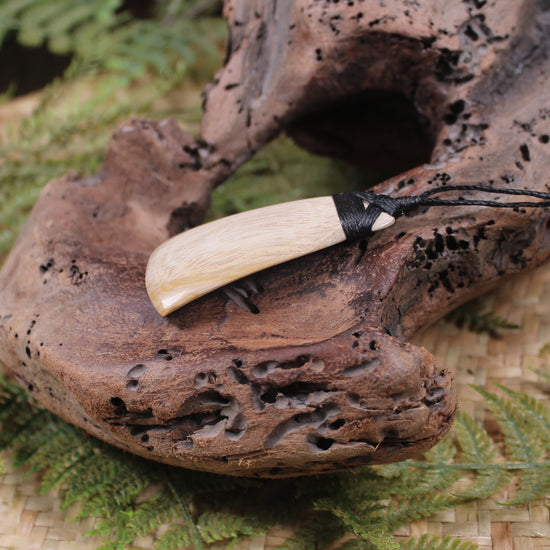 Toki carved from NZ Fossilised Wood