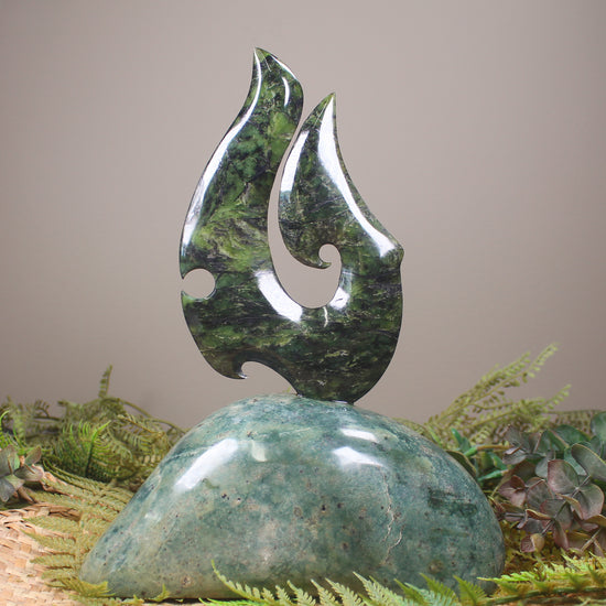 Matau Sculpture carved from Pounamu