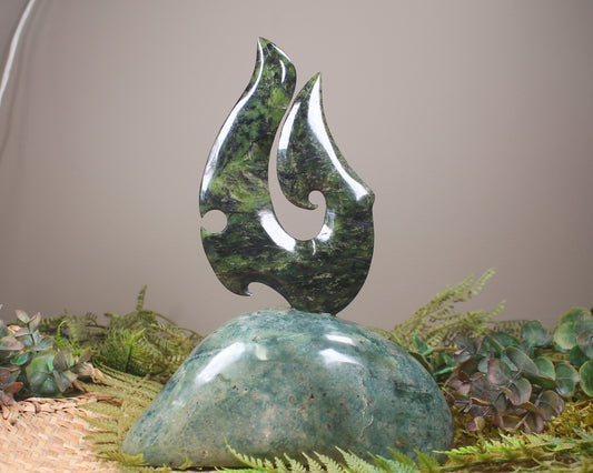 Matau Sculpture carved from Pounamu