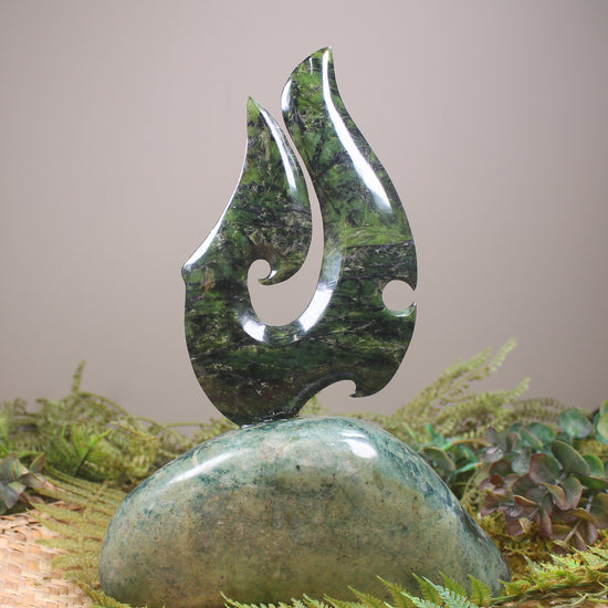 Matau Sculpture carved from Pounamu