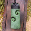 Hapopo Pounamu Toki with Koru