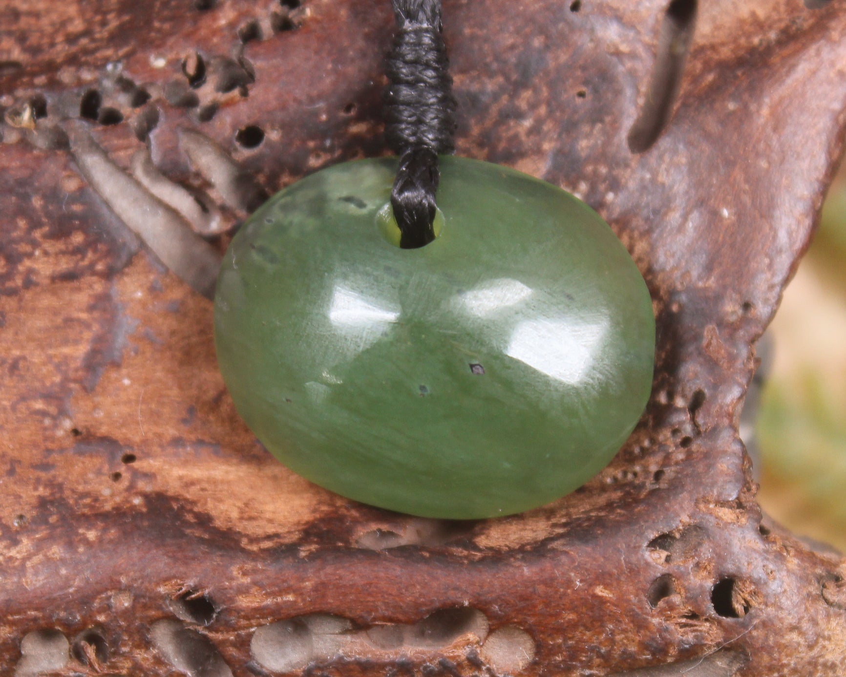  Pendant carved from Tangiwai Pounamu - NZ Greenstone