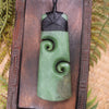 Hapopo Pounamu Toki with Koru