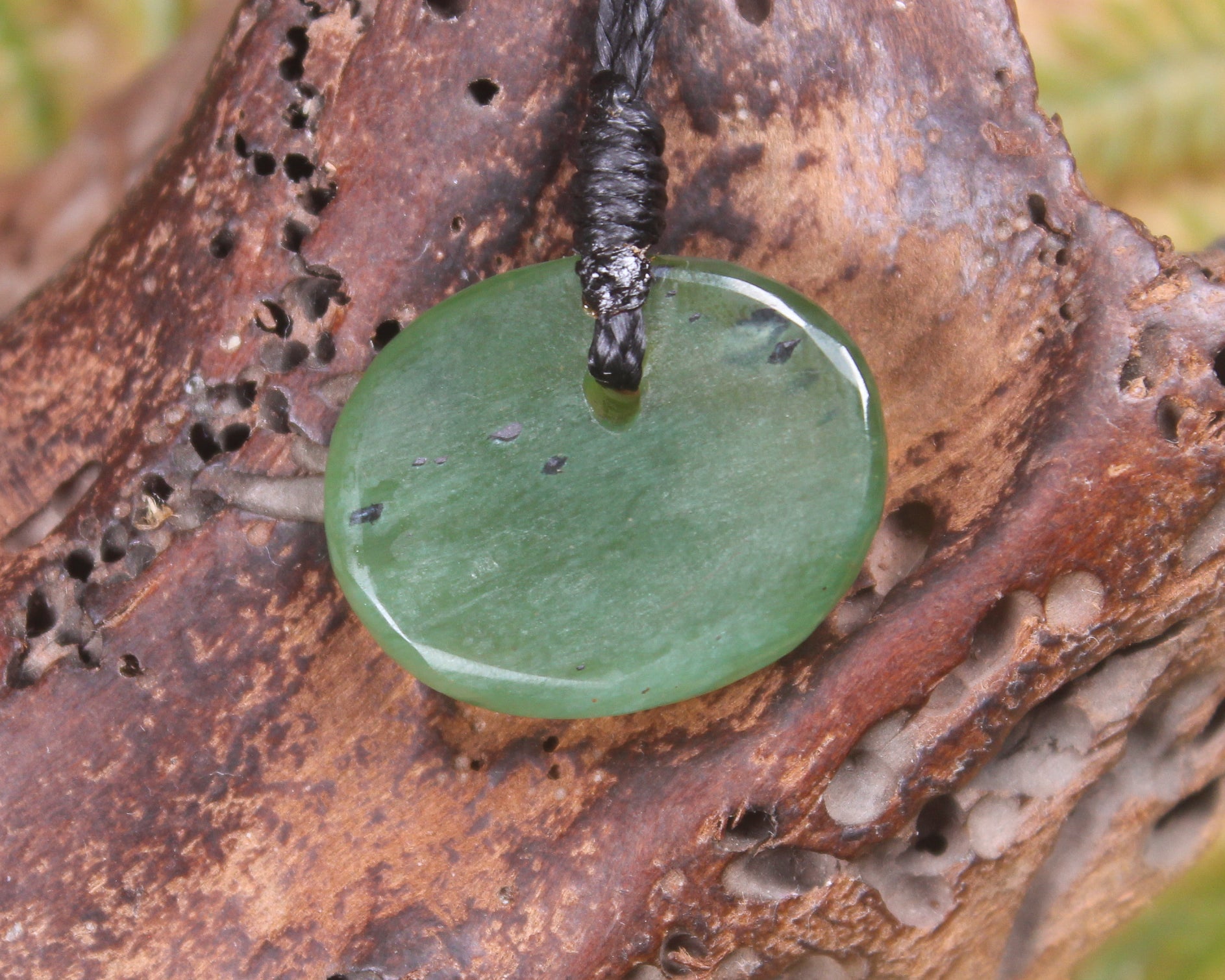  Pendant carved from Tangiwai Pounamu - NZ Greenstone
