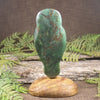 NZ Greenstone Ruru Owl Sculpture (CE408) Hapopo Pounamu