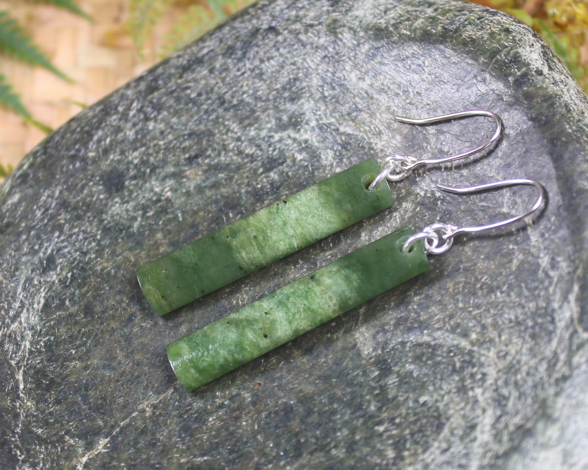 Hapopo Pounamu Earrings