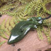 Manaia pendant carved from Rimu Pounamu - NZ Greenstone