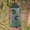 Kawakawa Pounamu Toki with Koru