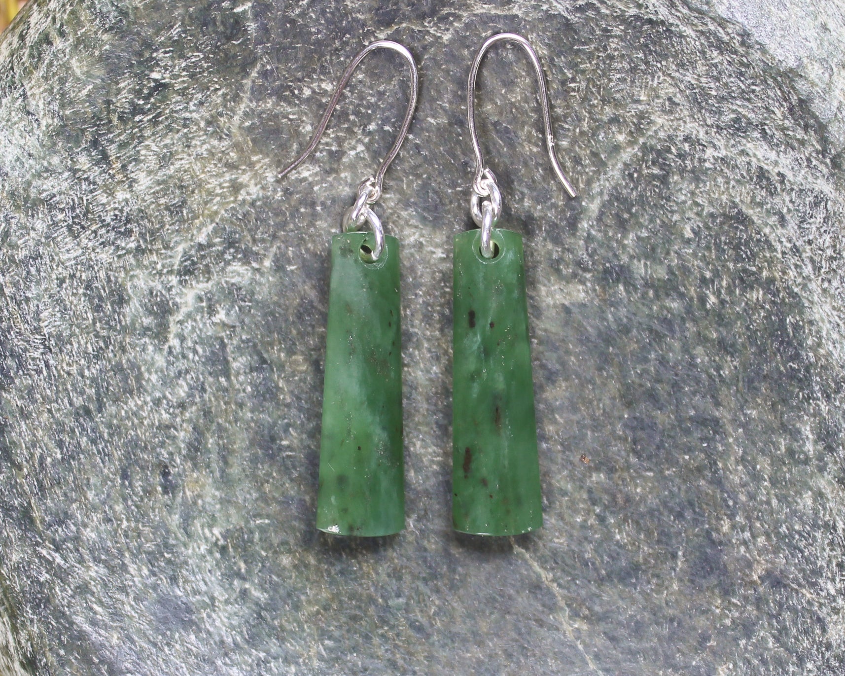 Hapopo Pounamu Earrings