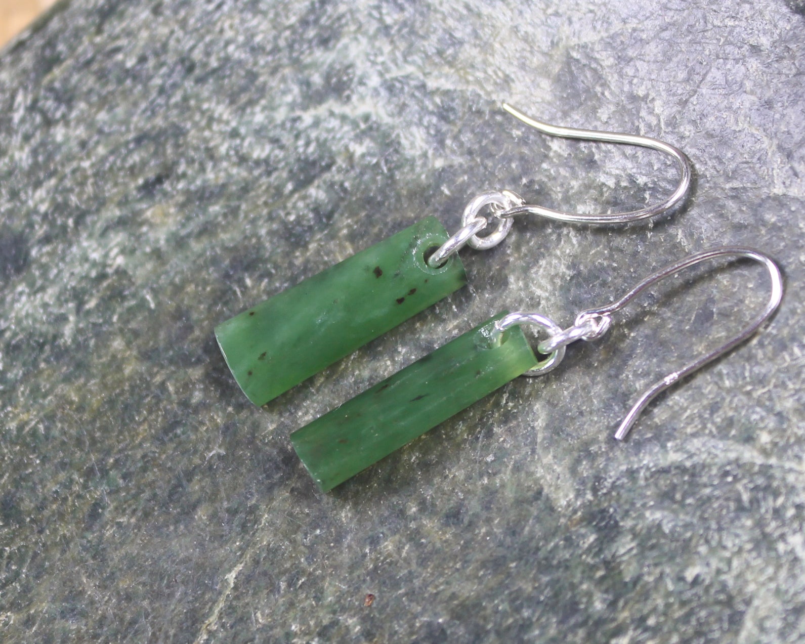 Hapopo Pounamu Earrings