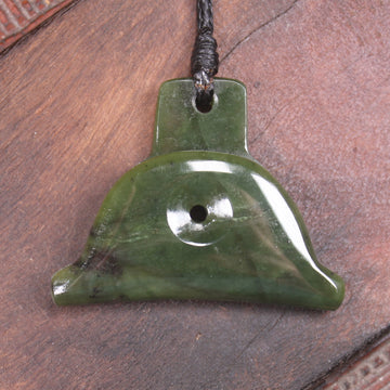 Dog Whistle carved from Kawakawa Pounamu - NZ Greenstone