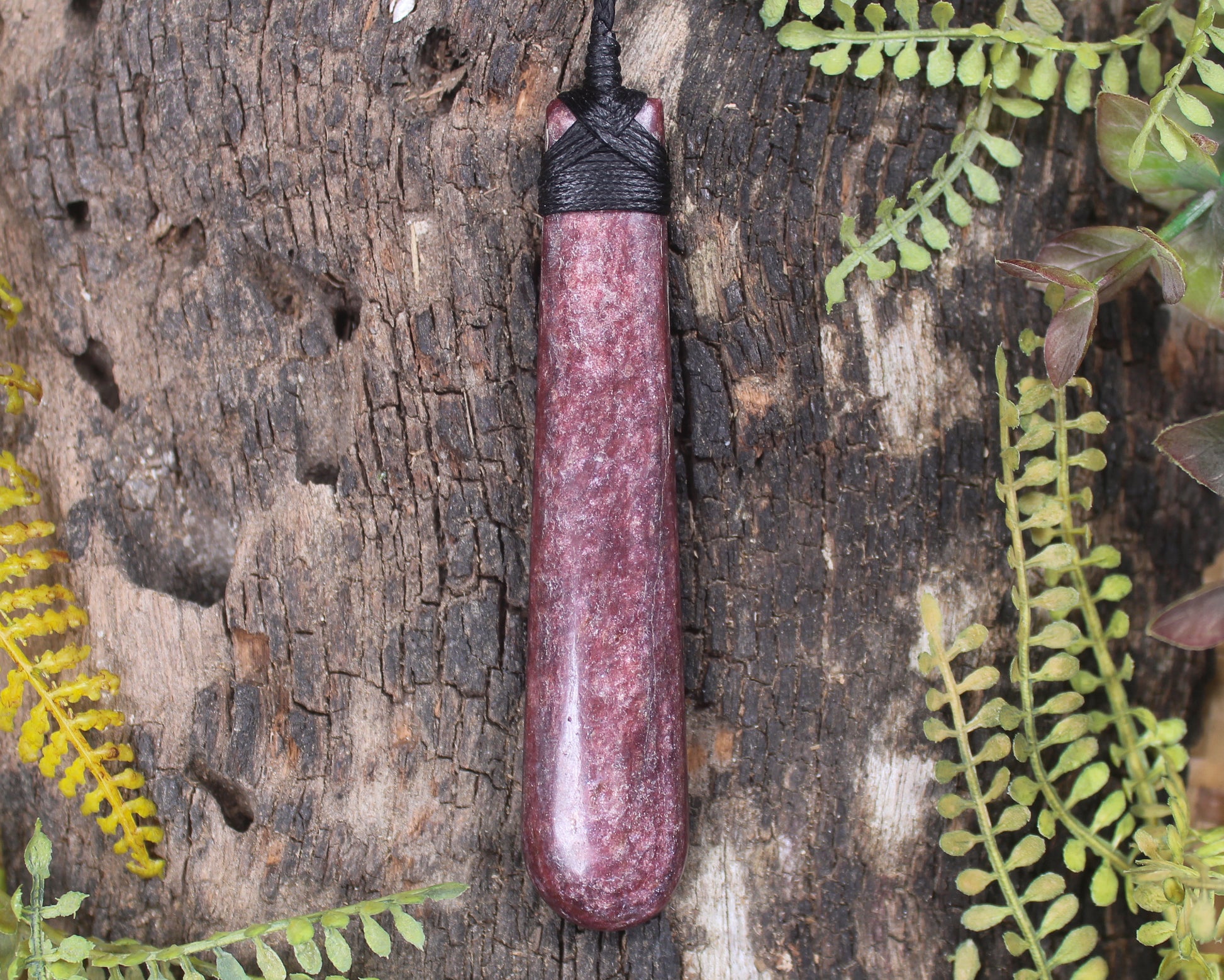 Roimata or Teardrop carved from Aroha Stone